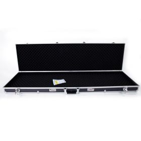 135*35*12cm Aluminum New Framed Locking Gun Pistol HandGun Lock Box Hard Storage Carry Case Black