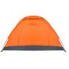 1-Person Waterproof Camping Dome Tent Automatic Pop Up Quick Shelter Outdoor Hiking Orange